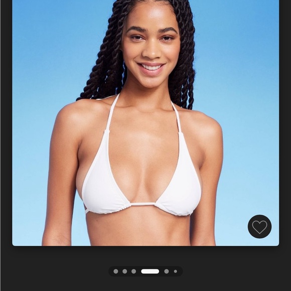 White Halter Bikini Set - Picture 3 of 5